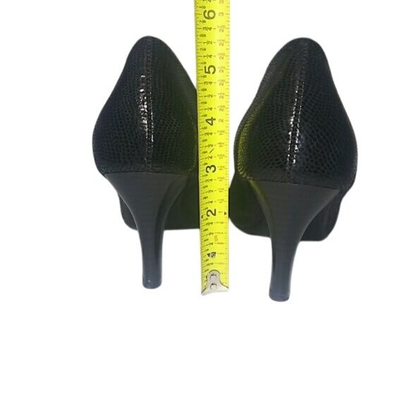 A2 by Aerosol Peep Toe Black Pumps -- Size 7.5 - Picture 3 of 8
